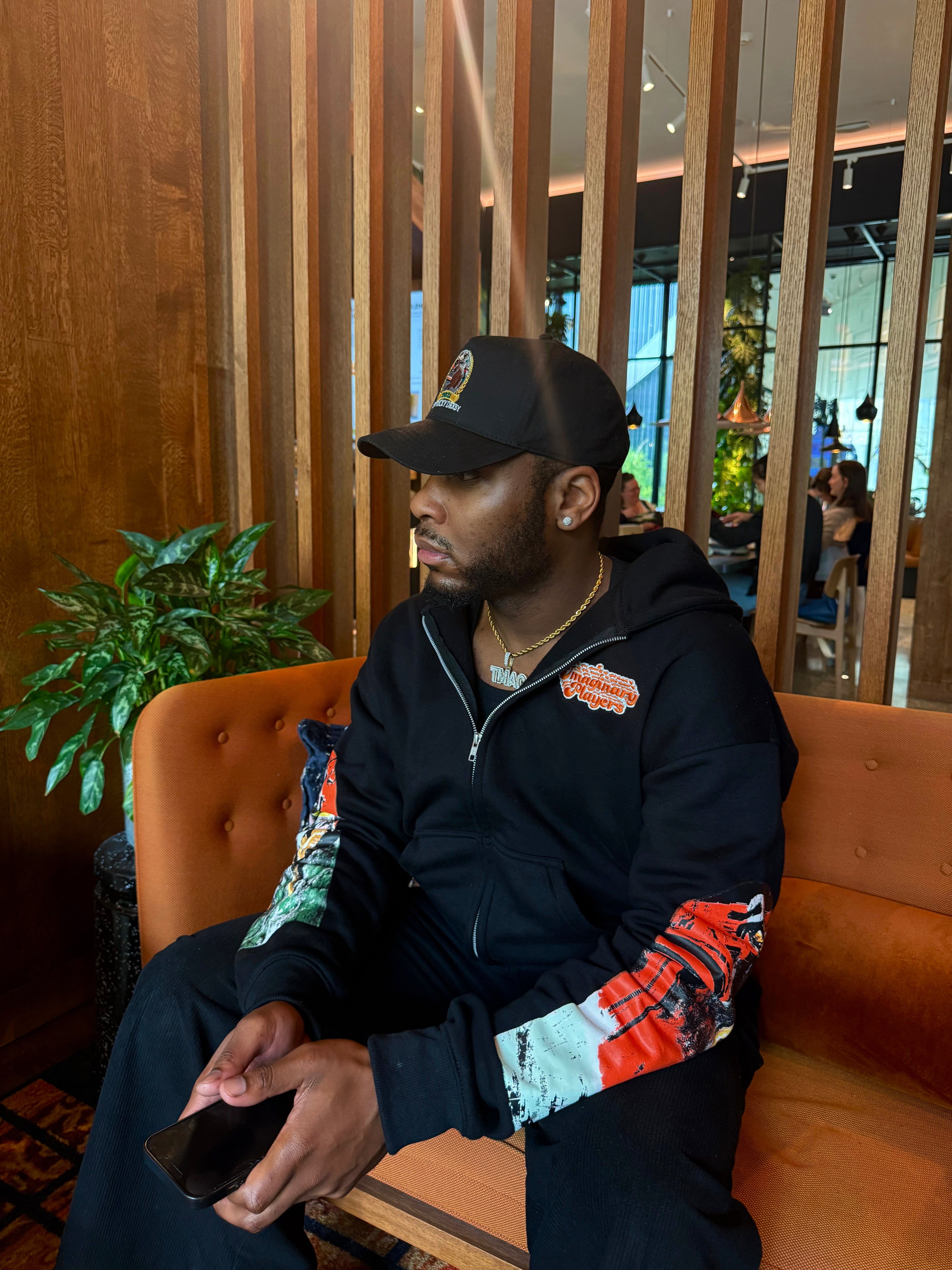 Orange Skies Zip Hoodie