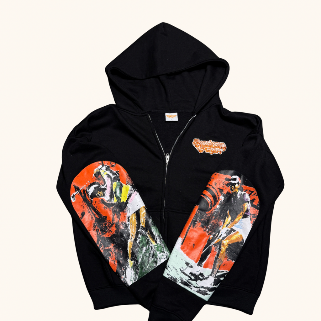 Orange Skies Zip Hoodie