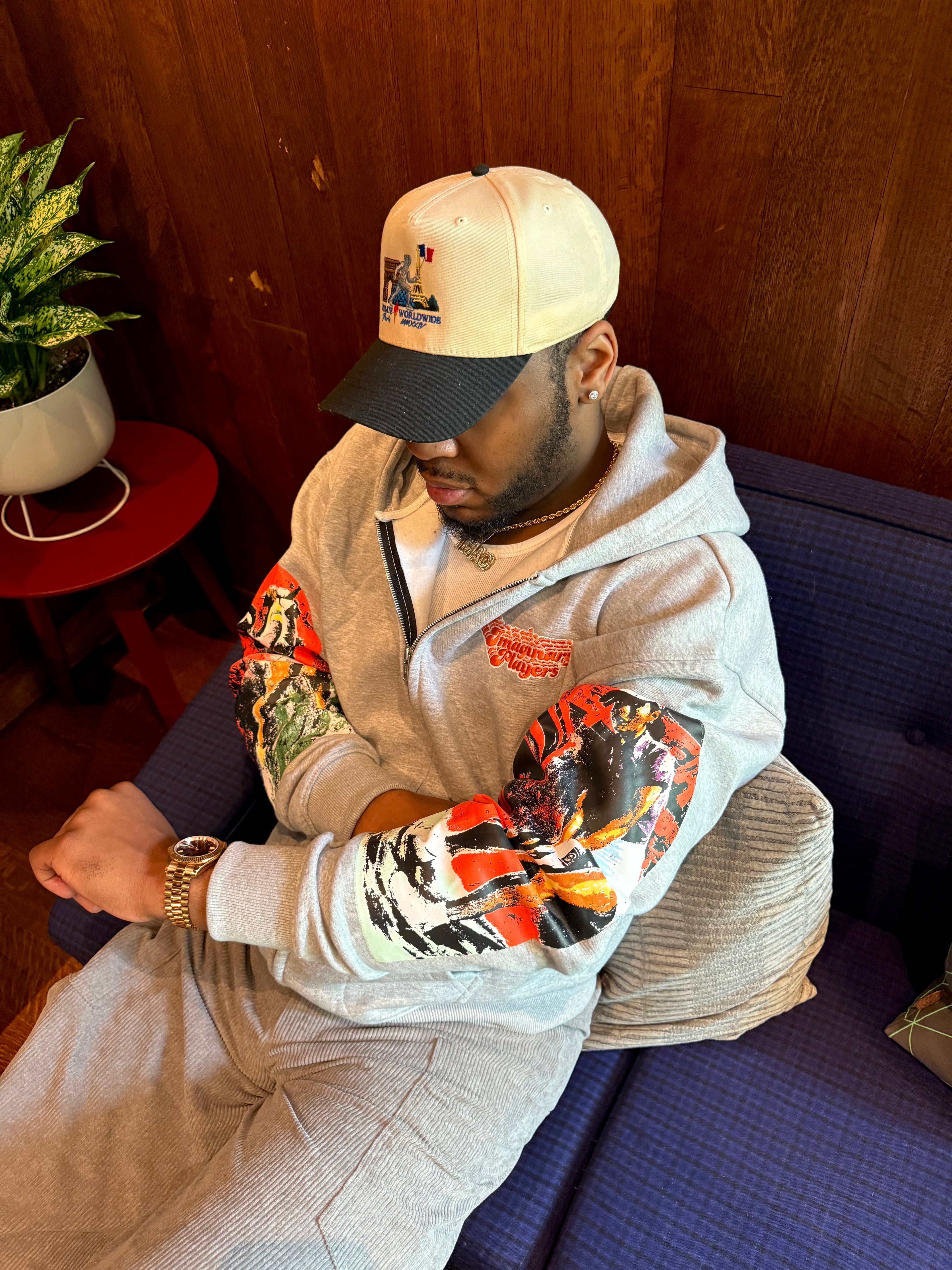 Orange Skies Zip Hoodie